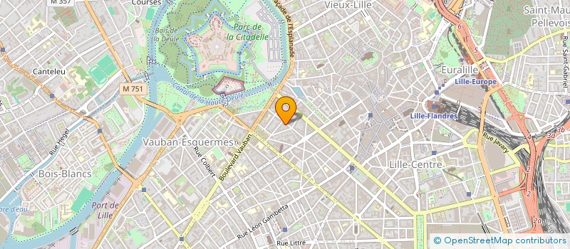 localisation de l'entreprise SCI DU 119 à LILLE