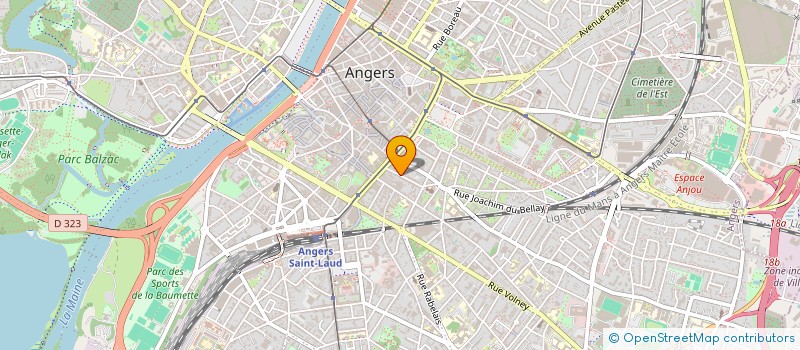 localisation de l'entreprise SCI DU 11BIS RUE DES ARENES à ANGERS