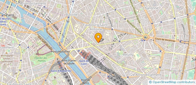 localisation de l'entreprise SCI DU 12 14 RUE BECCARIA  PARIS