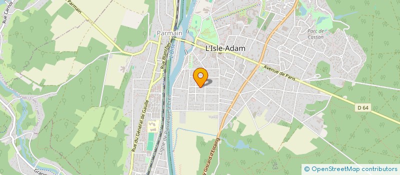 localisation de l'entreprise SCI DU 12 AV BEAUSEJOUR à L'ISLE-ADAM