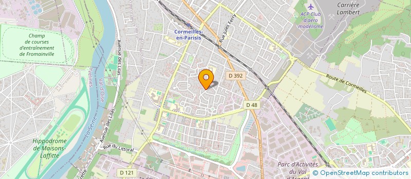 localisation de l'entreprise SCI DU 12 AVENUE DE LAUMIERE  CORMEILLES-EN-PARISIS