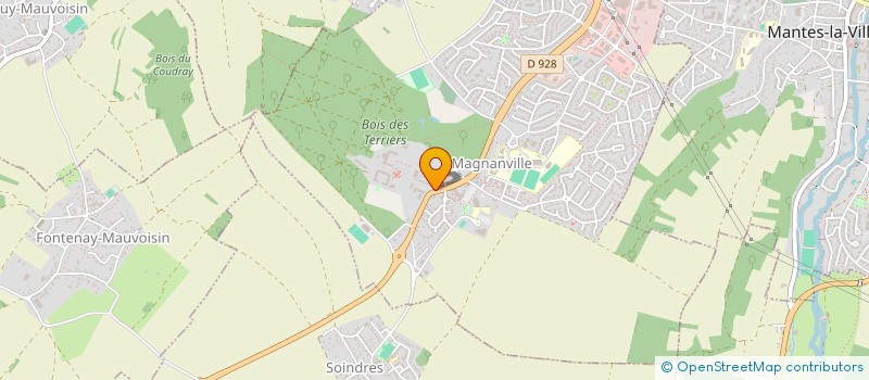 localisation de l'entreprise SCI DU 12 BOULEVARD DU MIDI  MANTES-LA-JOLIE