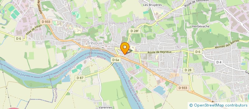 localisation de l'entreprise SCI DU 12 MAI  TREVOUX