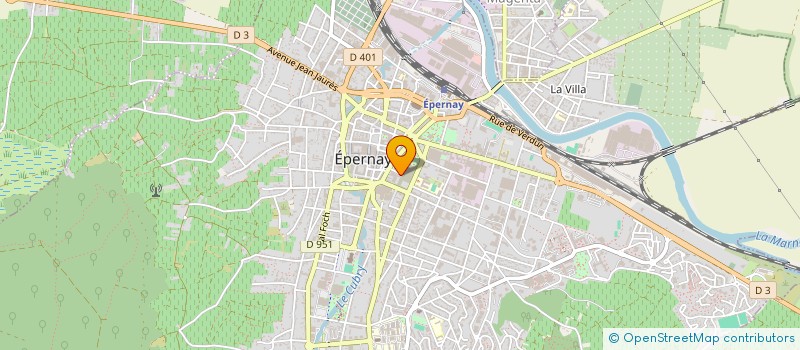 localisation de l'entreprise SCI DU 12 PASSAGE DU JARD  EPERNAY