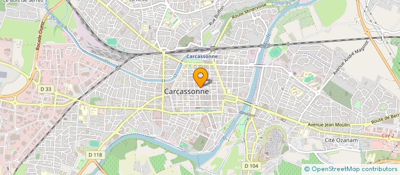 localisation de l'entreprise SCI DU 12 PLACE CARNOT à CARCASSONNE