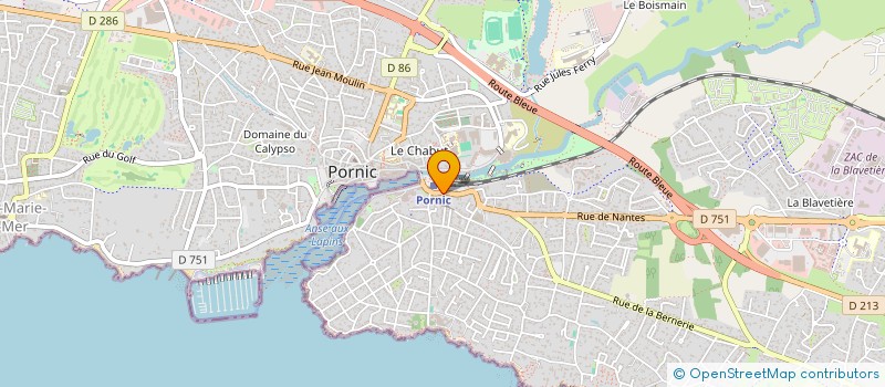 localisation de l'entreprise SCI DU 12 R DU GENERAL DE GAULLE  PORNIC