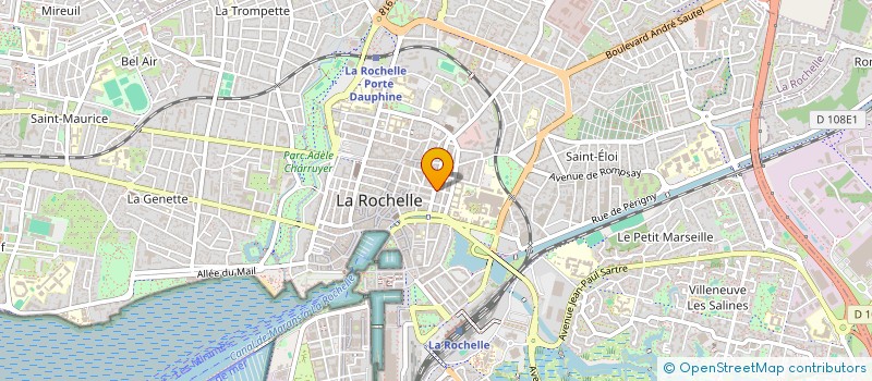 localisation de l'entreprise SCI DU 12 RUE AMELOT  LA ROCHELLE