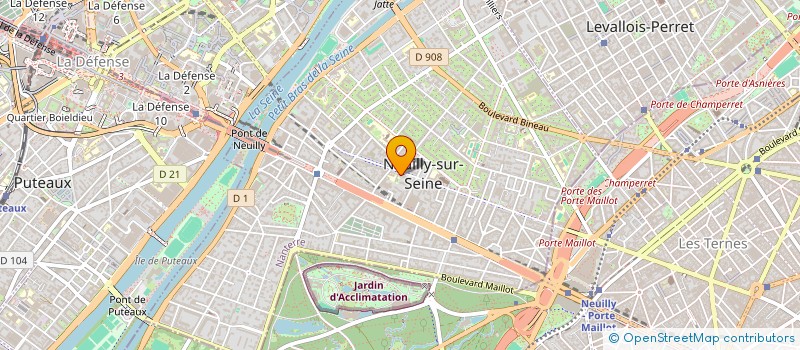 localisation de l'entreprise SCI DU 12 RUE DE CLAMART à NEUILLY-SUR-SEINE