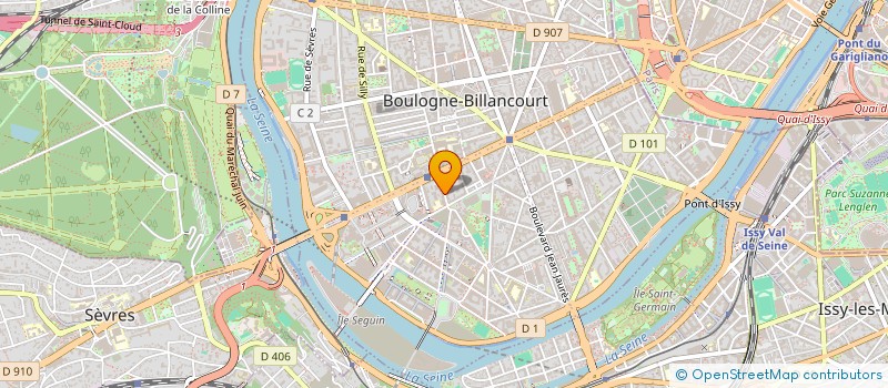 localisation de l'entreprise SCI DU 12 RUE DE LA FERME à BOULOGNE-BILLANCOURT