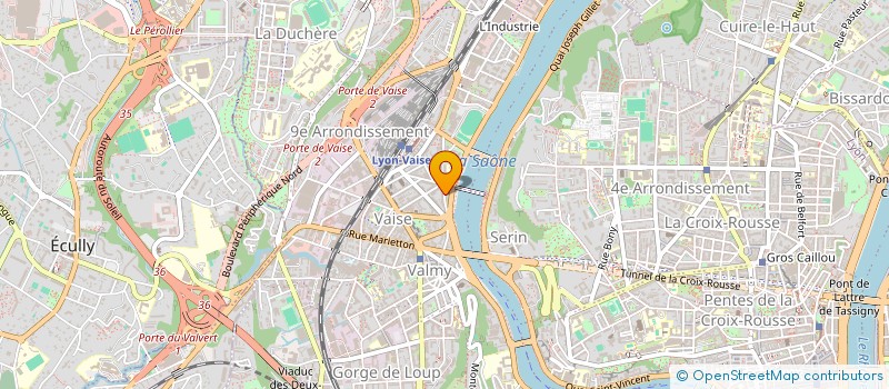 localisation de l'entreprise SCI DU 12 RUE DE ST CYR  LYON