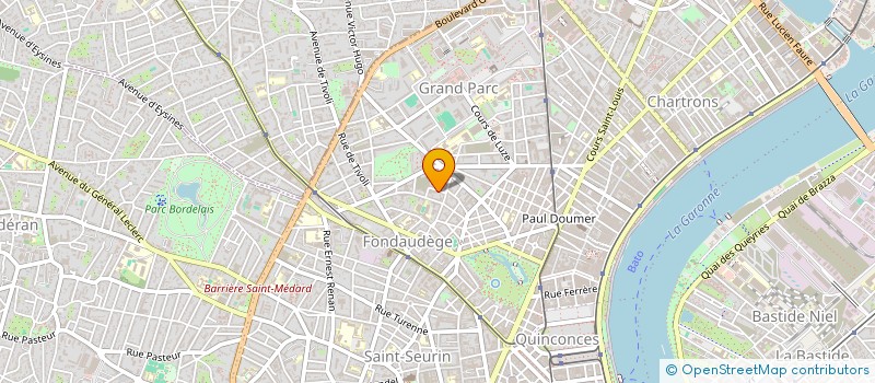 localisation de l'entreprise SCI DU 12 RUE DE TAREGUA  BORDEAUX