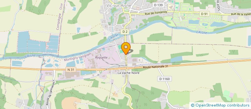 localisation de l'entreprise SCI DU 12 RUE DU GENERAL MAUNOURY  MONTIGNY-LENGRAIN