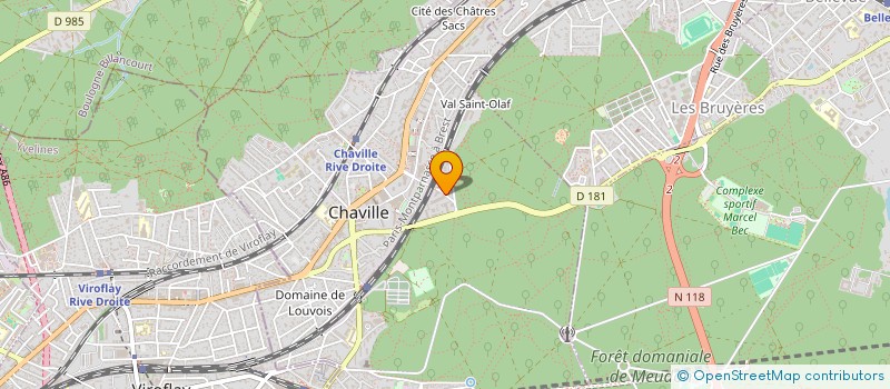 localisation de l'entreprise SCI DU 12 RUE DU GROS CHENE à CHAVILLE
