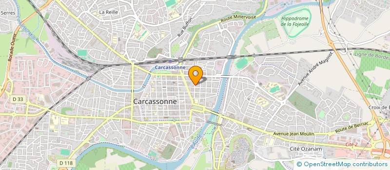 localisation de l'entreprise SCI DU 12 RUE DU PALAIS à CARCASSONNE