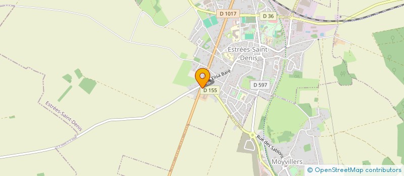 localisation de l'entreprise SCI DU 12 RUE ELIZA BARE  ESTREES-SAINT-DENIS