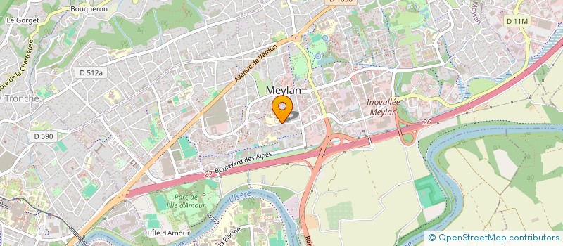 localisation de l'entreprise SCI DU 12 RUE GUY ALLARD  MEYLAN