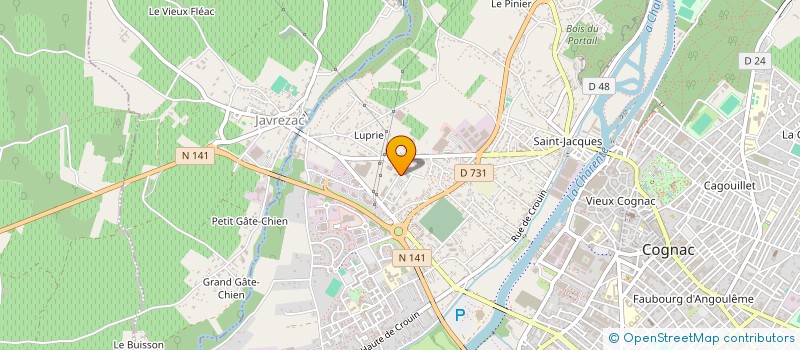 localisation de l'entreprise SCI DU 12 RUE HAUTE SARRAZINE à COGNAC
