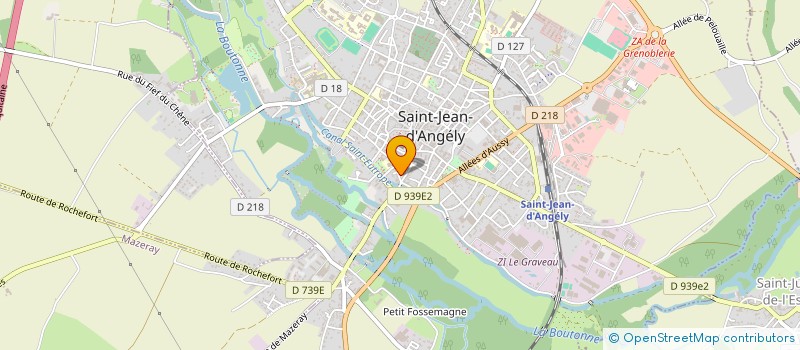 localisation de l'entreprise SCI DU 12 RUE LEVESCOT  SAINT-JEAN-D'ANGELY