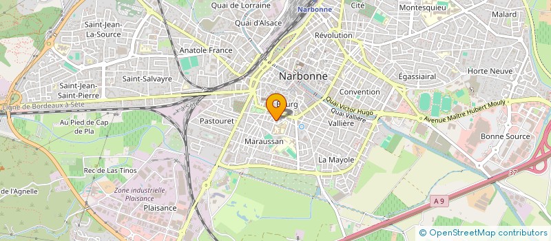 localisation de l'entreprise SCI DU 12 RUE MARAUSSAN à NARBONNE