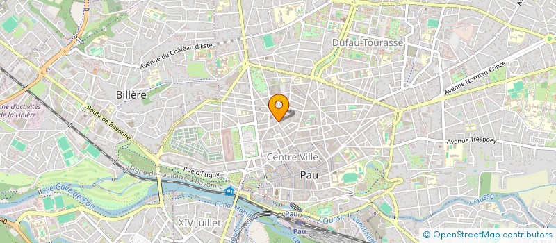 localisation de l'entreprise SCI DU 12 RUE O'QUIN à PAU