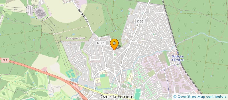 localisation de l'entreprise SCI DU 12 RUE RIGAUDIN à OZOIR-LA-FERRIERE