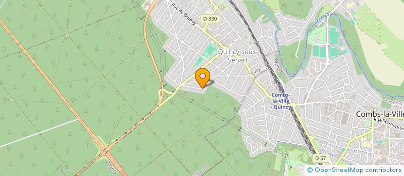 localisation de l'entreprise SCI DU 12 RUE SOPHIE GERMAIN  QUINCY-SOUS-SENART