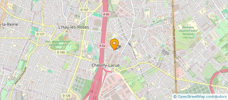 localisation de l'entreprise SCI DU 122 CHEVILLY  L'HAY-LES-ROSES