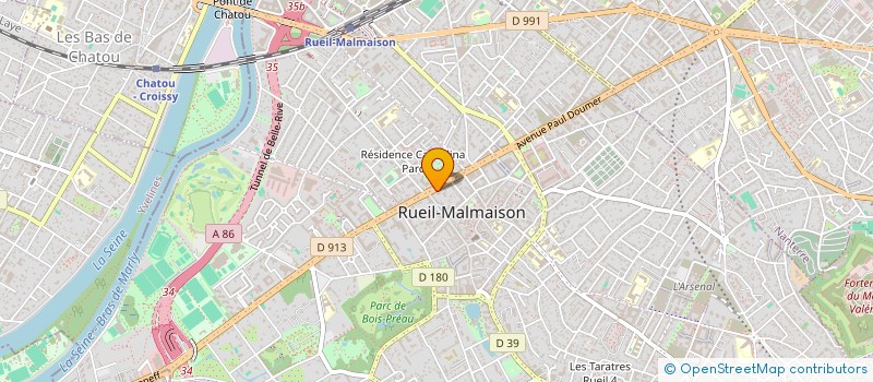 localisation de l'entreprise SCI DU 123 AVENUE PAUL DOUMER à RUEIL-MALMAISON