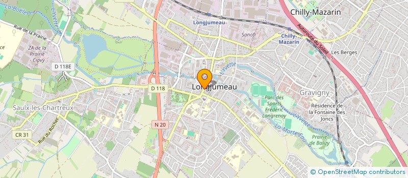 localisation de l'entreprise SCI DU 123 GRANDE RUE à LONGJUMEAU