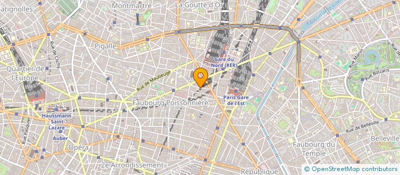 localisation de l'entreprise SCI DU 123 R DU FBG POISSONNIERE  PARIS