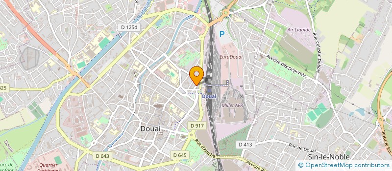 localisation de l'entreprise SCI DU 123 RUE DURUTTE à DOUAI
