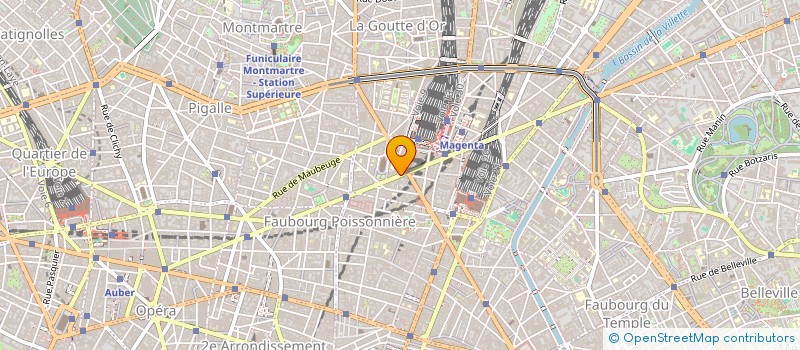 localisation de l'entreprise SCI DU 123 RUE LA FAYETTE  PARIS