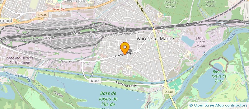 localisation de l'entreprise SCI DU 123 RUE PAUL ALGIS  VAIRES-SUR-MARNE