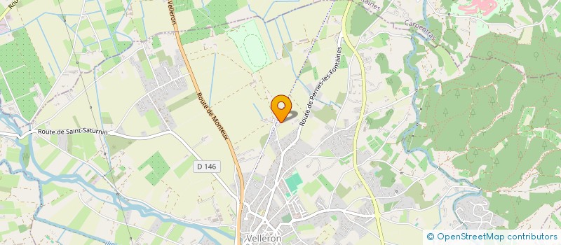 localisation de l'entreprise SCI DU 124  VELLERON