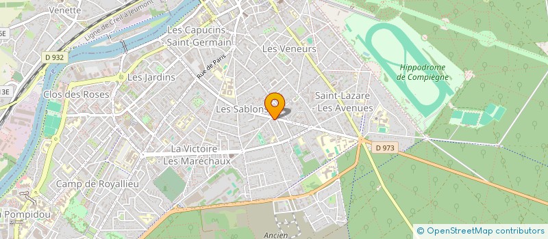 localisation de l'entreprise SCI DU 124 BOULEVARD DES ETATS UNIS  COMPIEGNE