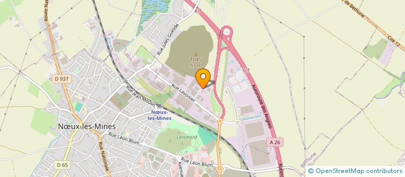 localisation de l'entreprise SCI DU 124 RUE CUGNOT  LABOURSE