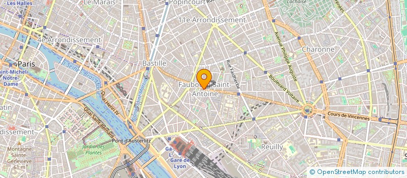 localisation de l'entreprise SCI DU 124 RUE DU FBG SAINT ANTOINE  SAINT-GEORGES-DE-DIDONNE