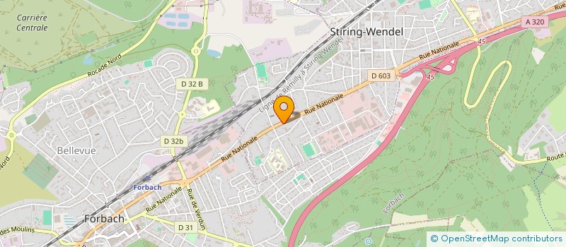 localisation de l'entreprise SCI DU 124 RUE NATIONALE  STIRING-WENDEL