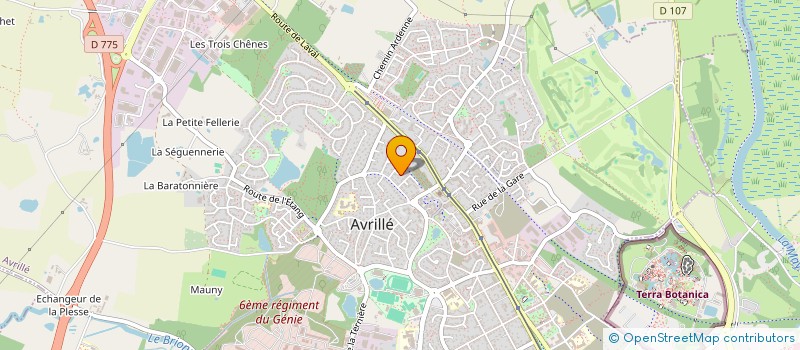 localisation de l'entreprise SCI DU 125 AV PIERRE MENDES FRANCE à AVRILLE