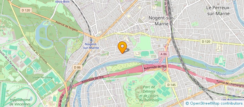 localisation de l'entreprise SCI DU 125 BOULEVARD DE VERDUN  NOGENT-SUR-MARNE