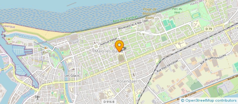 localisation de l'entreprise SCI DU 125 RUE BEL AIR à DUNKERQUE