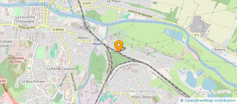 localisation de l'entreprise SCI DU 126  VILLERS-SEMEUSE