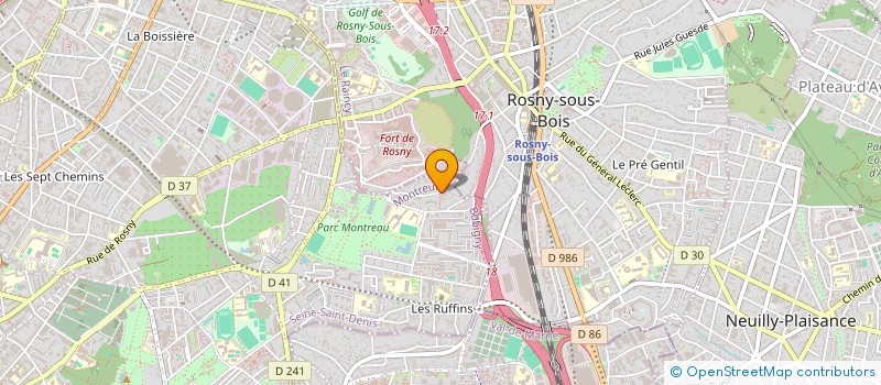 localisation de l'entreprise SCI DU 128 RUE BABEUF à MONTREUIL
