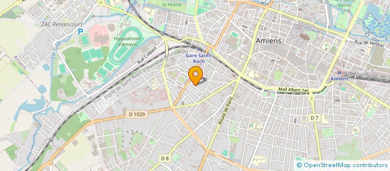 localisation de l'entreprise SCI DU 129 à AMIENS