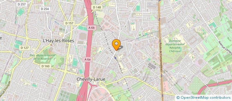 localisation de l'entreprise SCI DU 129 RUE DE BICETRE  L'HAY-LES-ROSES