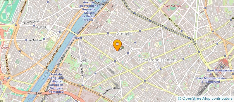 localisation de l'entreprise SCI DU 129 RUE DE JAVEL  PARIS