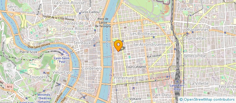 localisation de l'entreprise SCI DU 13.06  LYON