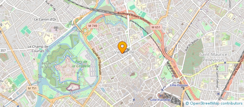 localisation de l'entreprise SCI DU 13 15 R DES ARCHIVES à LILLE
