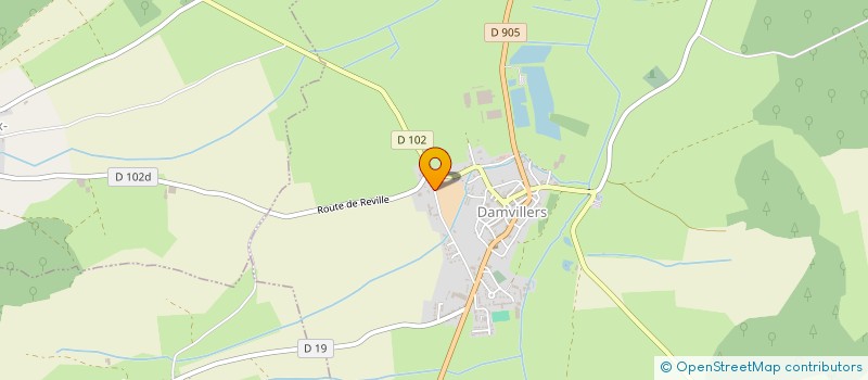 localisation de l'entreprise SCI DU 13 à DAMVILLERS