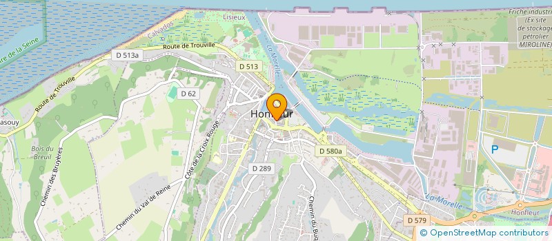 localisation de l'entreprise SCI DU 13 à HONFLEUR